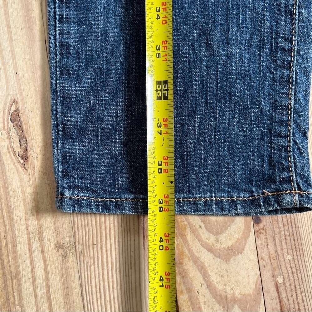 Vintage Calvin Klein Jeans dark blue wash straight leg jeans stretchy material - Picture 8 of 12